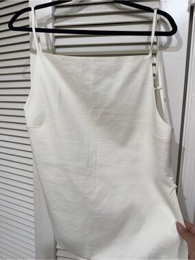 Zara Cream Backless Top - new